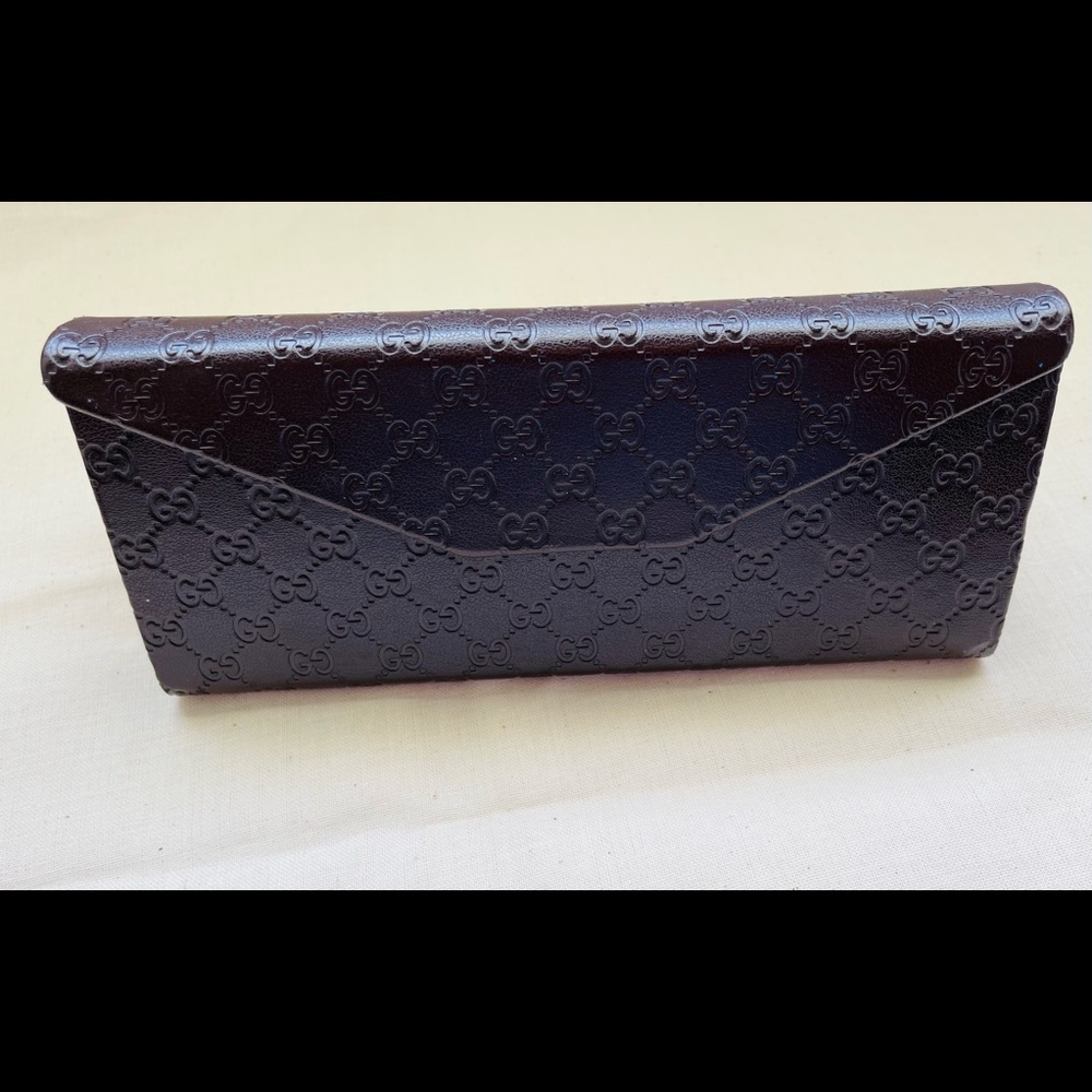 Gucci Eyewear Brown Triangular Hard Case